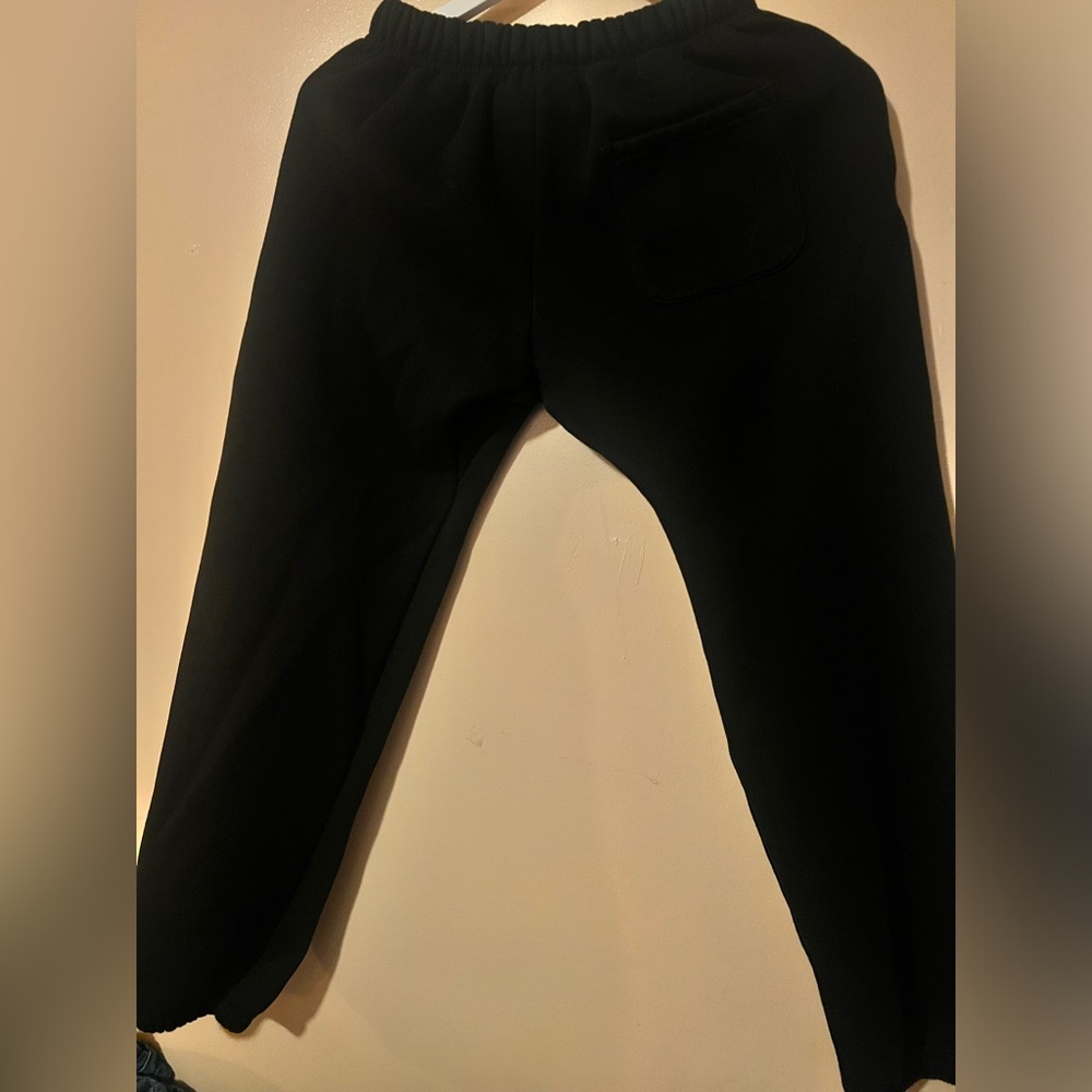 Fear of God Essentials black women’s sweatpants joggers small fitted street fog - Picture 4 of 5